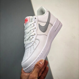 Nike Air Force 1 Low White Red Grey FD9772-100 For Sale