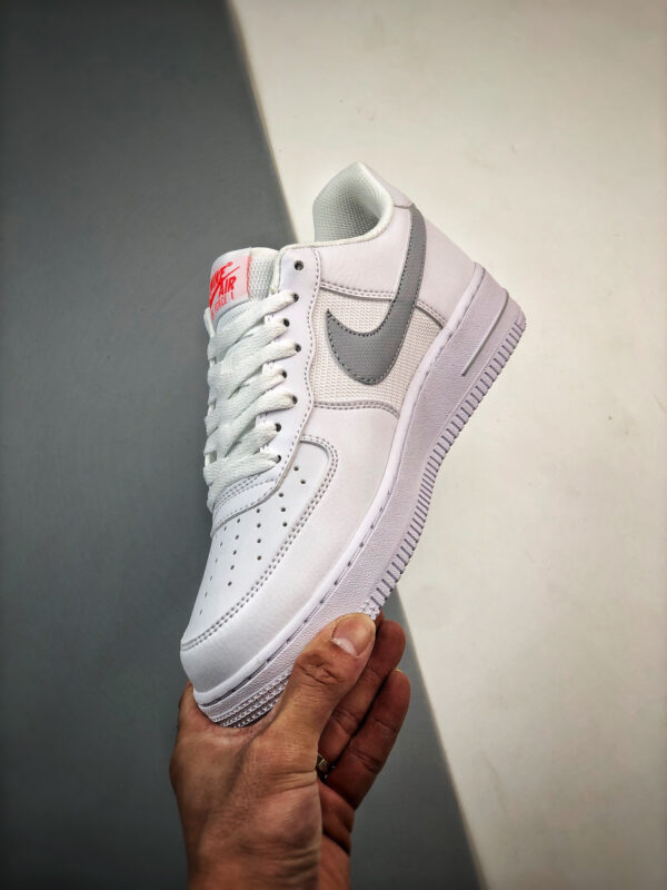 Nike Air Force 1 Low White Red Grey FD9772-100 For Sale