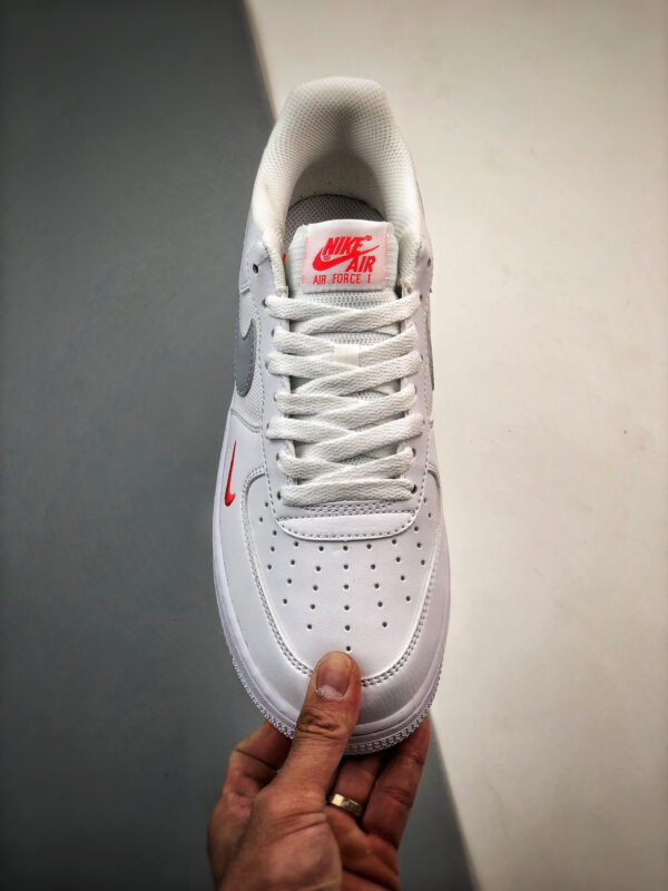 Nike Air Force 1 Low White Red Grey FD9772-100 For Sale