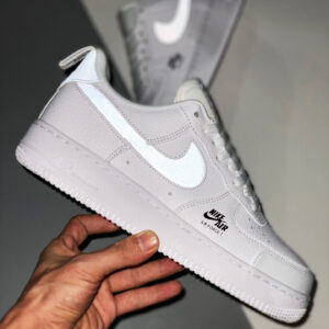 Nike Air Force 1 Low White Reflective Swooshes For Sale