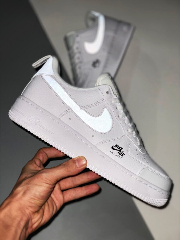 Nike Air Force 1 Low White Reflective Swooshes For Sale