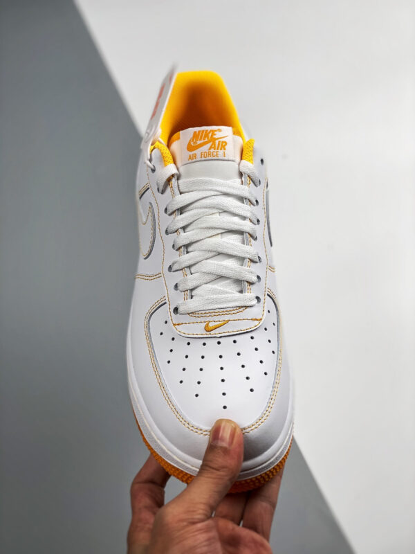 Nike Air Force 1 Low White White-Laser Orange For Sale