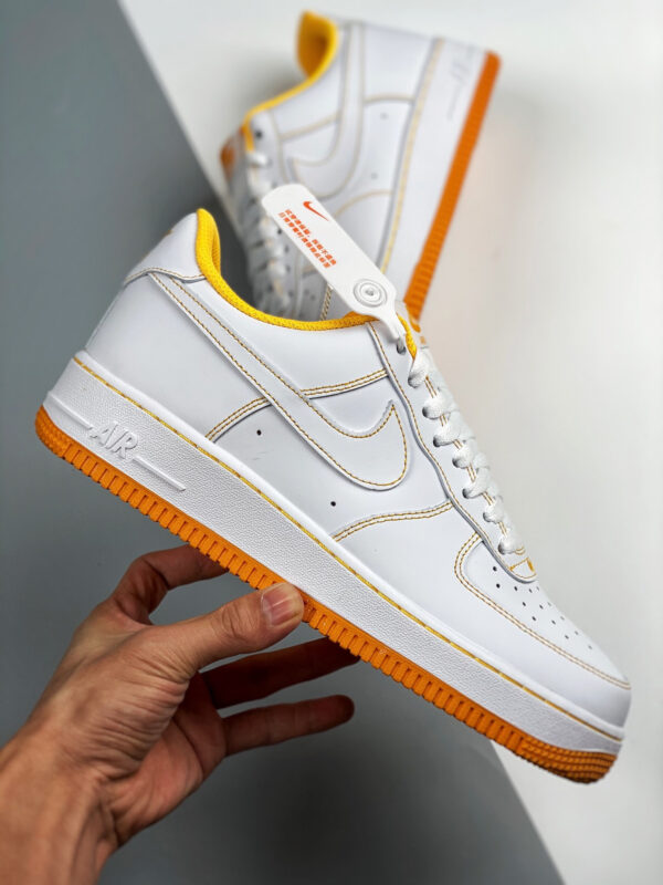 Nike Air Force 1 Low White White-Laser Orange For Sale