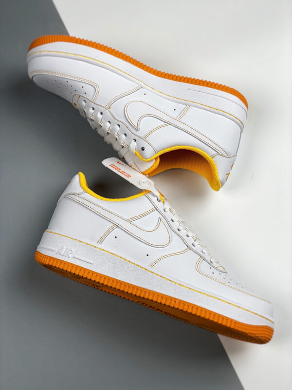 Nike Air Force 1 Low White White-Laser Orange For Sale