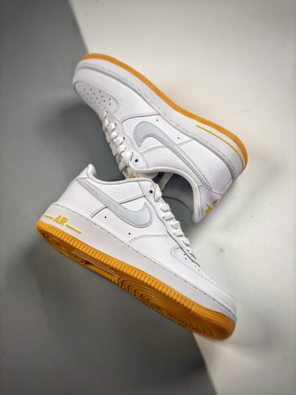 Nike Air Force 1 Low White Yellow Gum DZ4512-100 For Sale