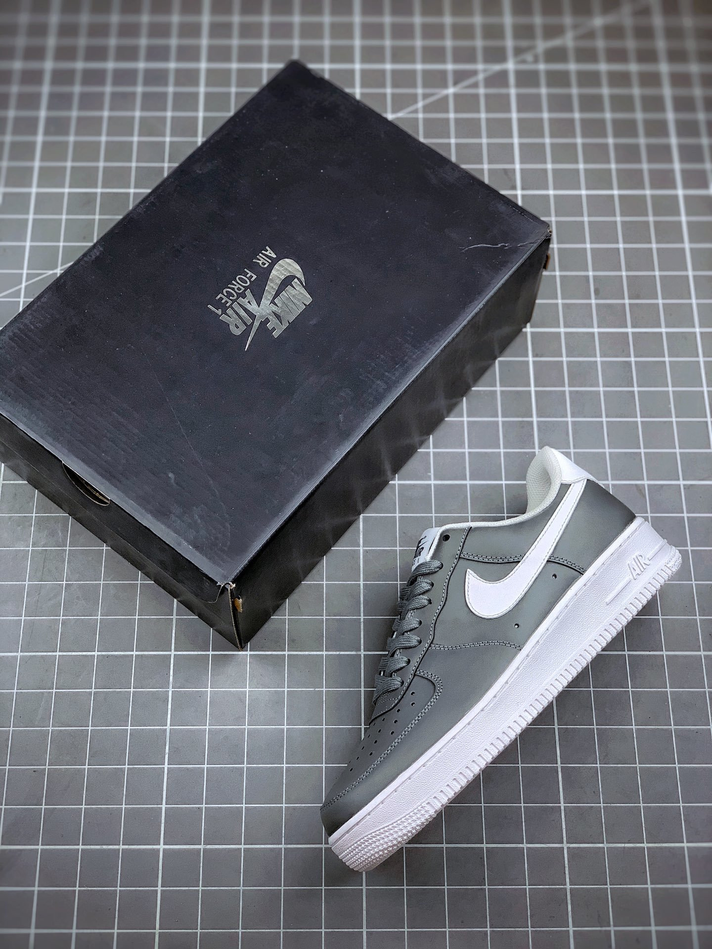 Nike Air Force 1 Low Wolf Grey White For Sale