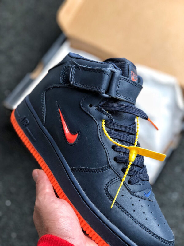 Nike Air Force 1 Mid New York Obsidian Black For Sale