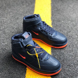 Nike Air Force 1 Mid New York Obsidian Black For Sale