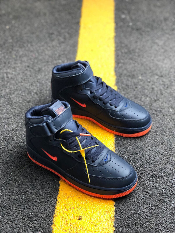 Nike Air Force 1 Mid New York Obsidian Black For Sale