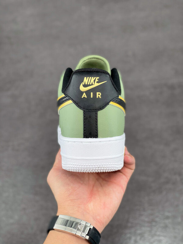 Nike Air Force 1 Oil Green Metallic Gold Swoosh DA8481-300 For Sale