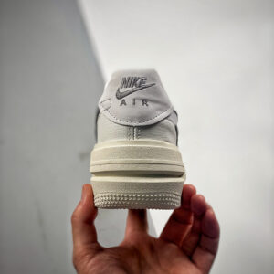 Nike Air Force 1 PLT.AF.ORM White Wolf Grey Metallic Silver For Sale