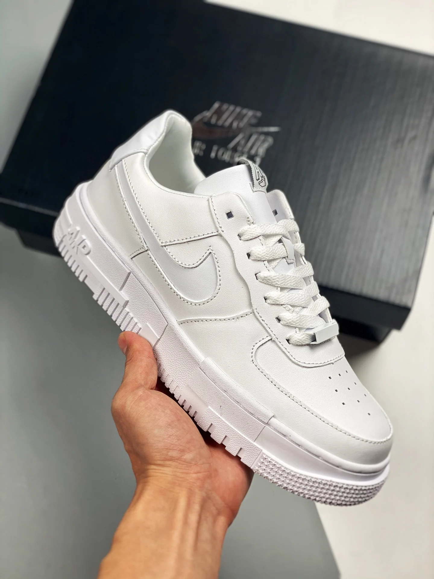 Nike Air Force 1 Pixel Triple White For Sale