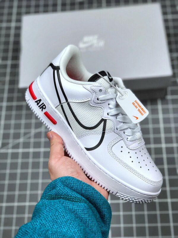 Nike Air Force 1 React DMSX White Black CD4366-100 For Sale