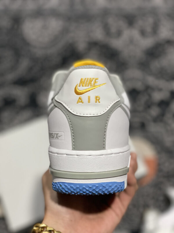 Nike Air Force 1 React White Light Smoke Grey-University Gold For Sale