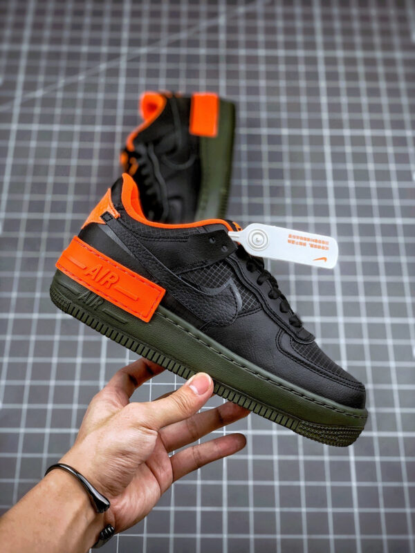 Nike Air Force 1 Shadow Halloween Black Orange For Sale