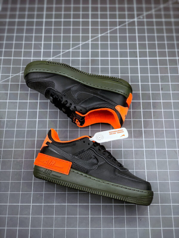 Nike Air Force 1 Shadow Halloween Black Orange For Sale