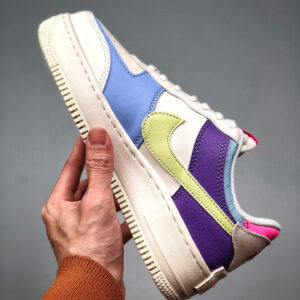 Nike Air Force 1 Shadow Transparent Swoosh Sail Pink Purple