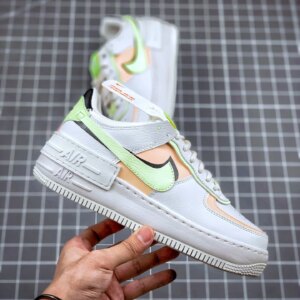 Nike Air Force 1 Shadow White Barely Volt Crimson Tint For Sale