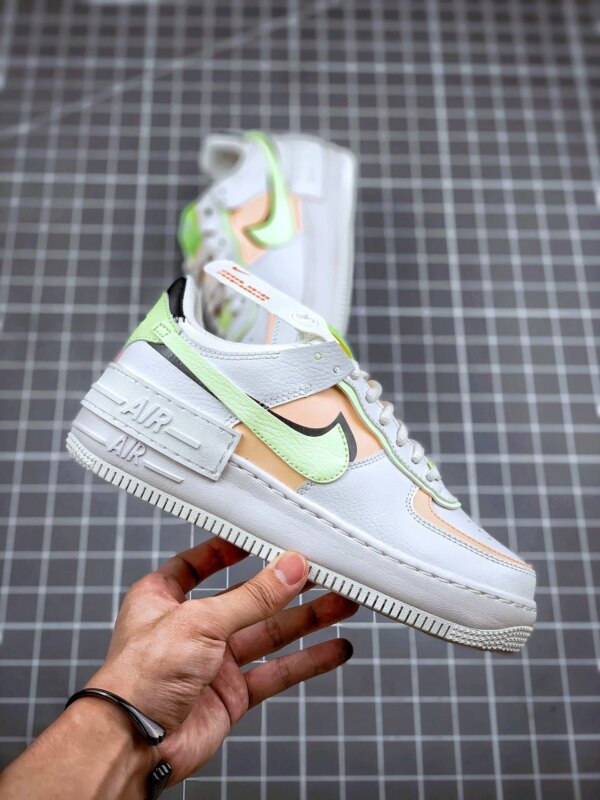 Nike Air Force 1 Shadow White Barely Volt Crimson Tint For Sale