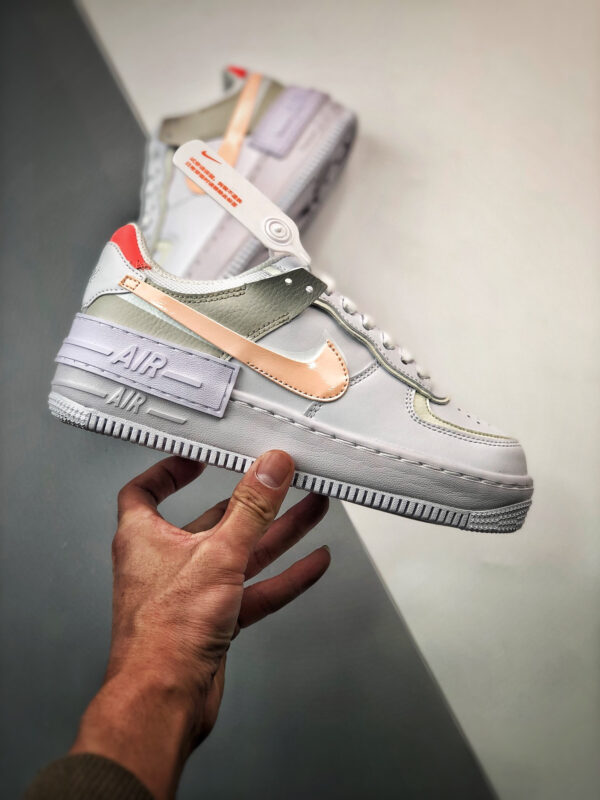 Nike Air Force 1 Shadow White Bright Mango DH3896-100 For Sale