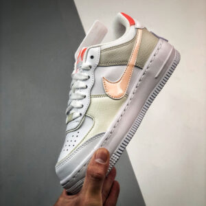 Nike Air Force 1 Shadow White Bright Mango DH3896-100 For Sale