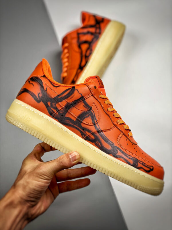 Nike Air Force 1 Skeleton Brilliant Orange CU8067-800 For Sale