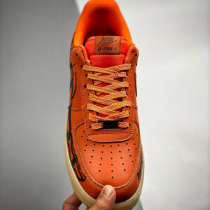 Nike Air Force 1 Skeleton Brilliant Orange CU8067-800 For Sale