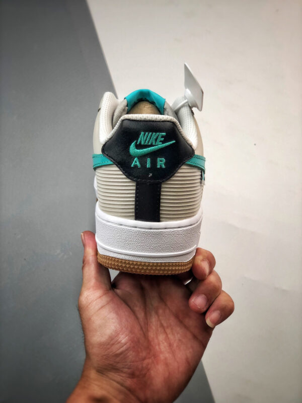 Nike Air Force 1 Spliced Swoosh Tan Green DX6062-101 For Sale