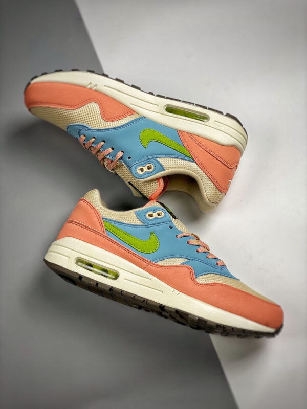 Nike Air Max 1 Light Madder Root Vivid Green-Rattan DV3196-800 For Sale