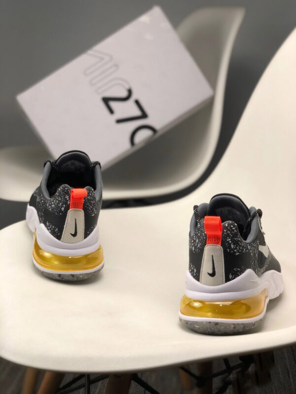 Nike Air Max 270 React Black Silver For Sale