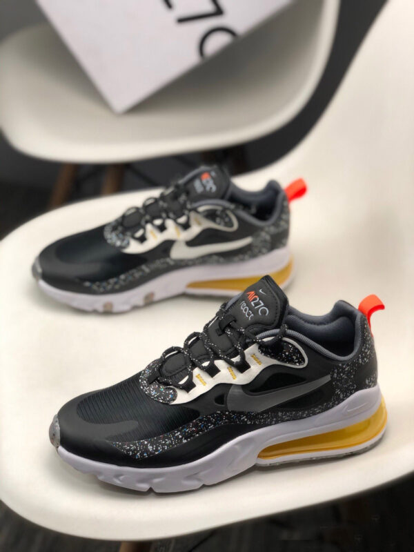 Nike Air Max 270 React Black Silver For Sale