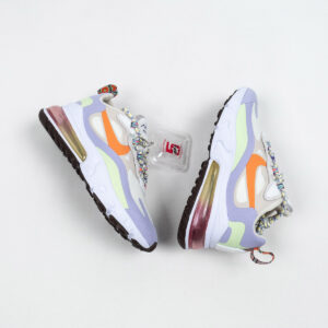 Nike Air Max 270 React Cream Purple Orange For Sale