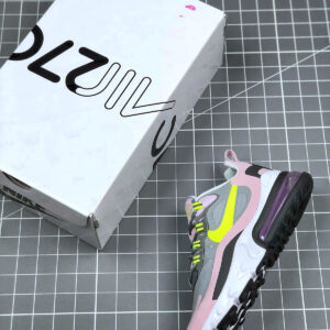 Nike Air Max 270 React GS Particle Grey Lemon Venom For Sale