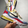 Nike Air Max 270 React Phantom Black-Light Blue-University Red