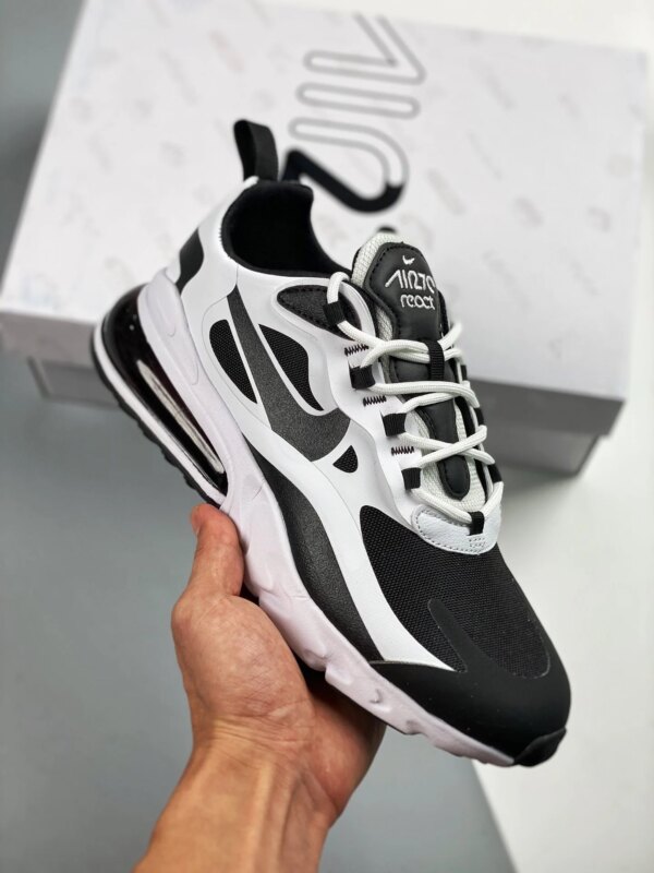 Nike Air Max 270 React White Black CT1646-100 For Sale