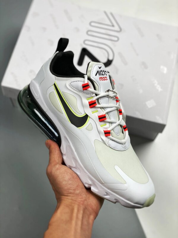 Nike Air Max 270 React White Crimson For Sale