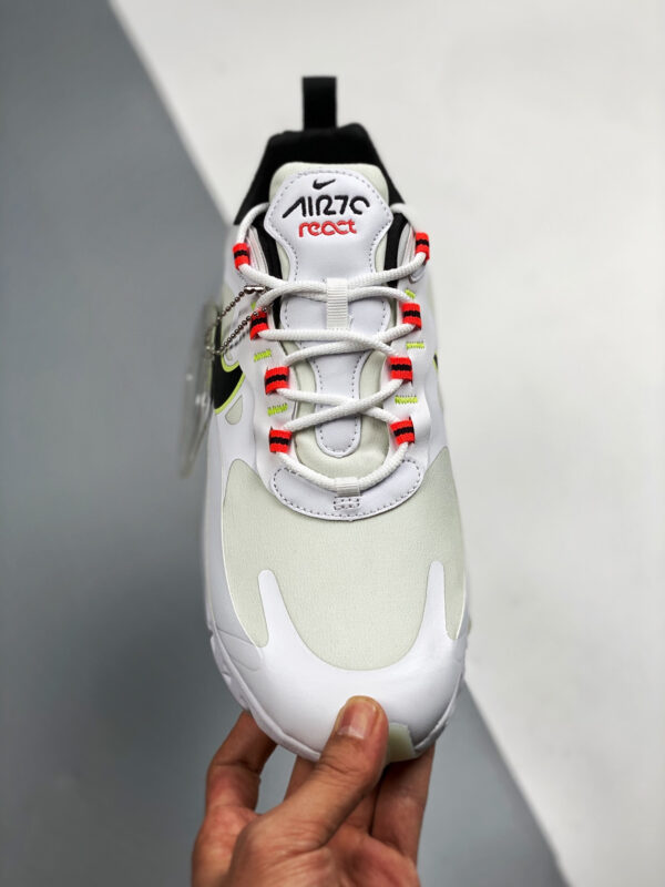 Nike Air Max 270 React White Crimson For Sale