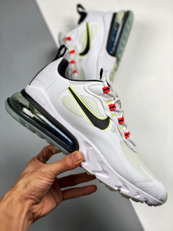 Nike Air Max 270 React White Crimson For Sale