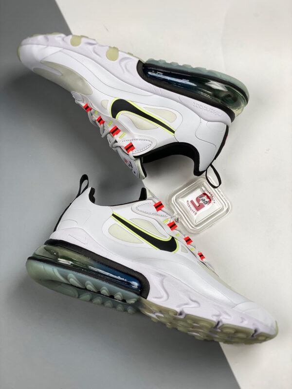 Nike Air Max 270 React White Crimson For Sale