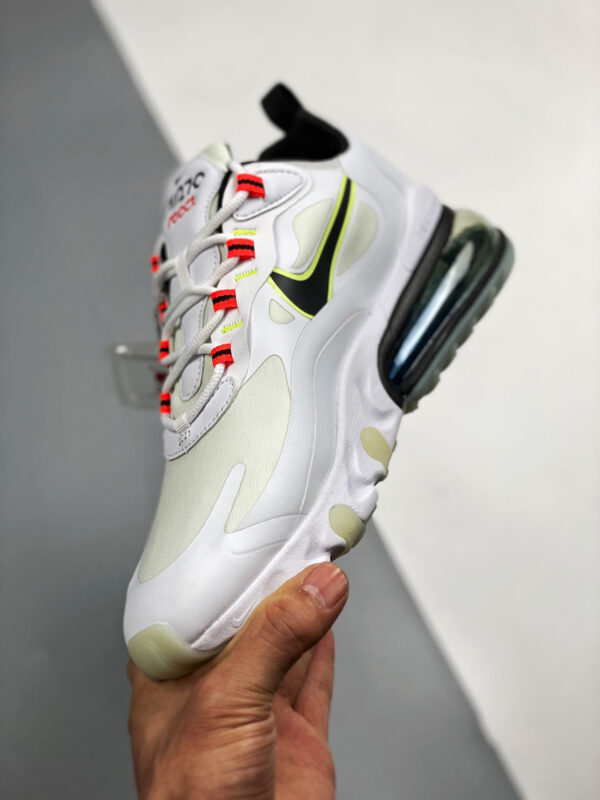 Nike Air Max 270 React White Crimson For Sale