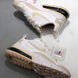 Nike Air Max 270 React White Light Orewood Brown For Sale