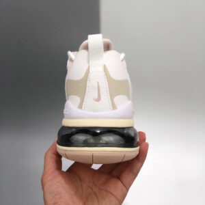 Nike Air Max 270 React White Light Orewood Brown For Sale