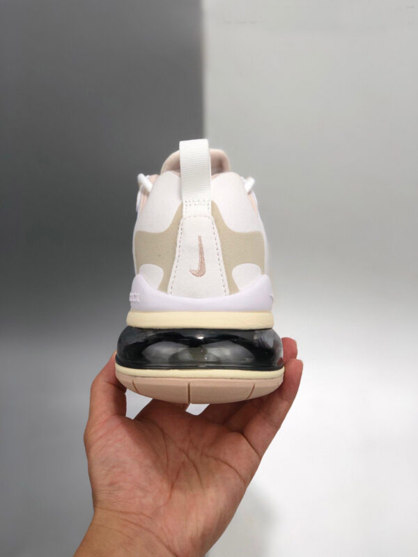 Nike Air Max 270 React White Light Orewood Brown For Sale