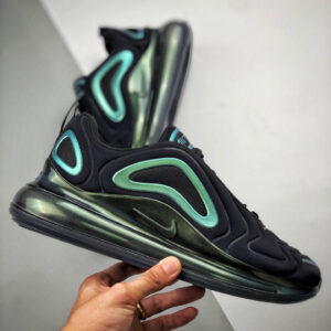 Nike Air Max 720 Throwback Future Black Metallic Silver For Sale