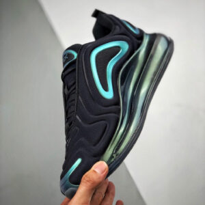 Nike Air Max 720 Throwback Future Black Metallic Silver For Sale