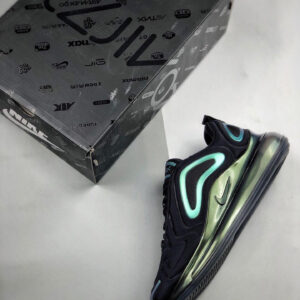 Nike Air Max 720 Throwback Future Black Metallic Silver For Sale