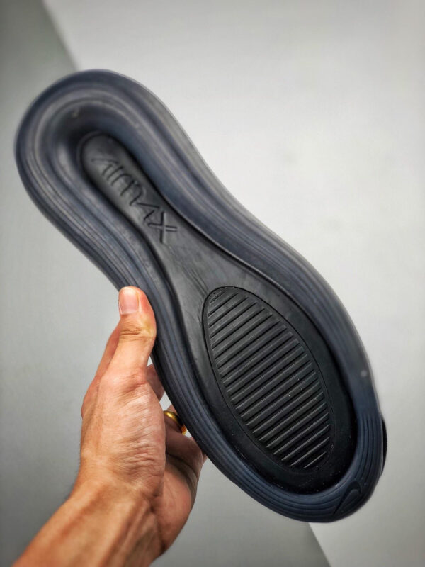 Nike Air Max 720 Throwback Future Black Metallic Silver For Sale