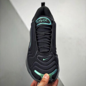 Nike Air Max 720 Throwback Future Black Metallic Silver For Sale