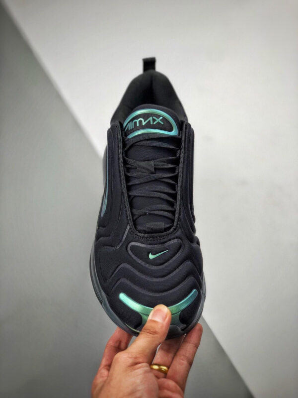 Nike Air Max 720 Throwback Future Black Metallic Silver For Sale