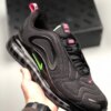 Nike Air Max 720 Black Hyper Pink-Scream Green For Sale